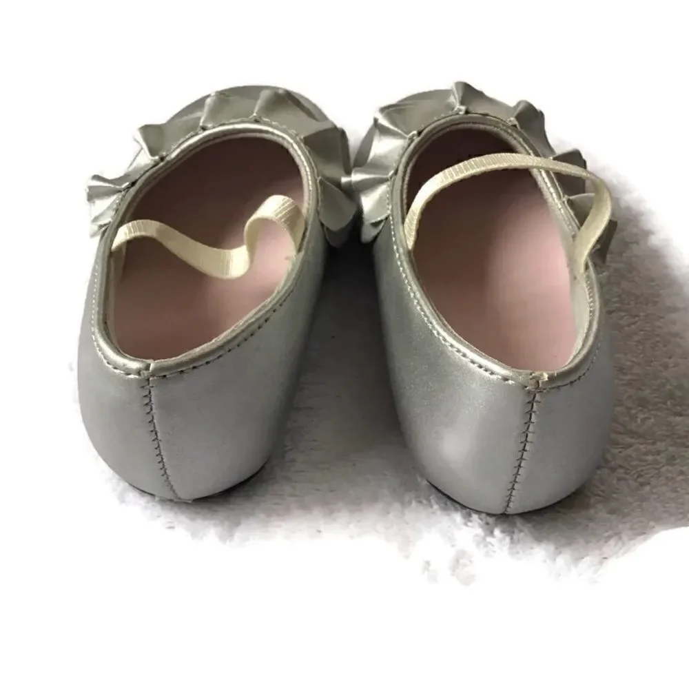 Infants Double Ruffle Ballerina Flats